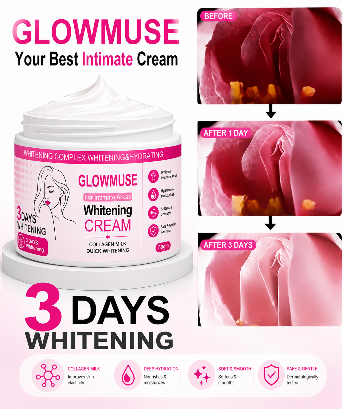 Private Part Whitening Cream
