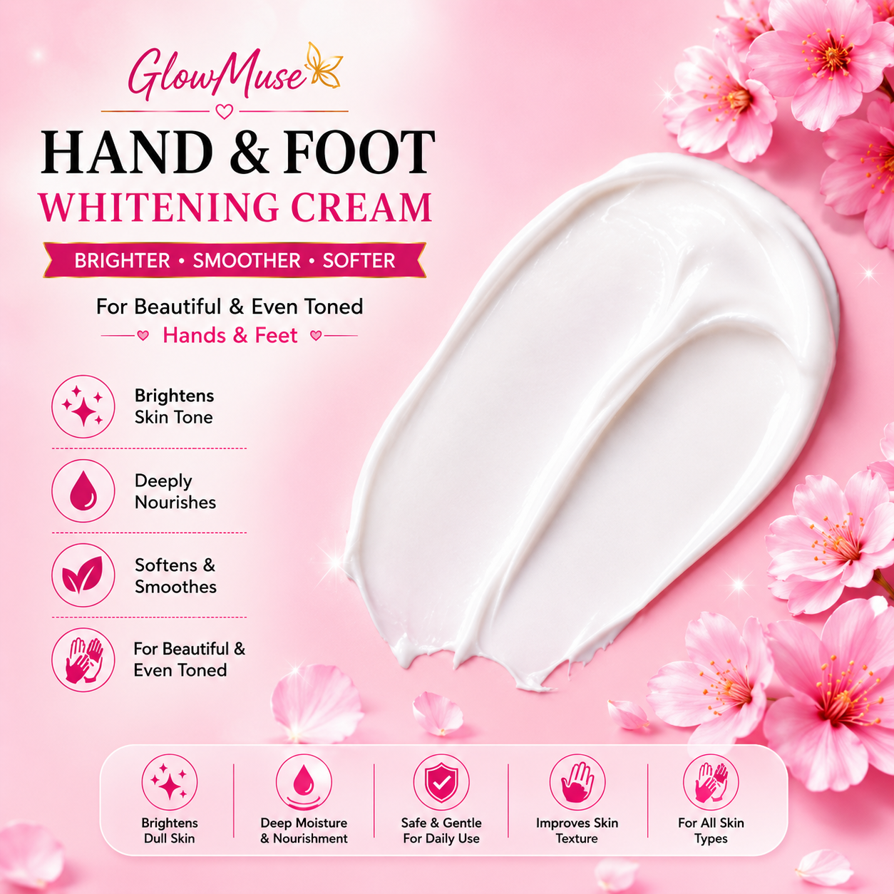 Hand & Foot Whitening Cream