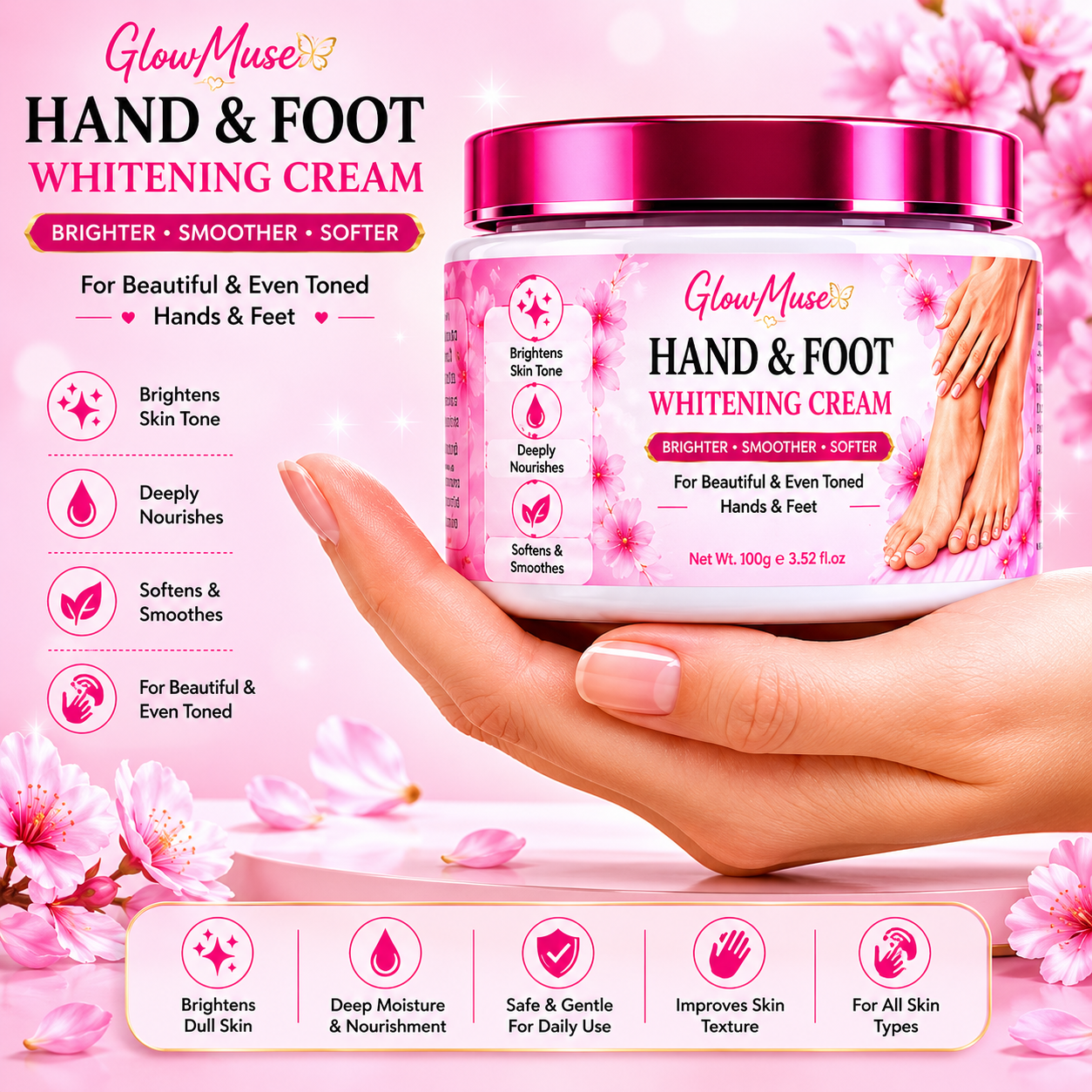 Hand & Foot Whitening Cream