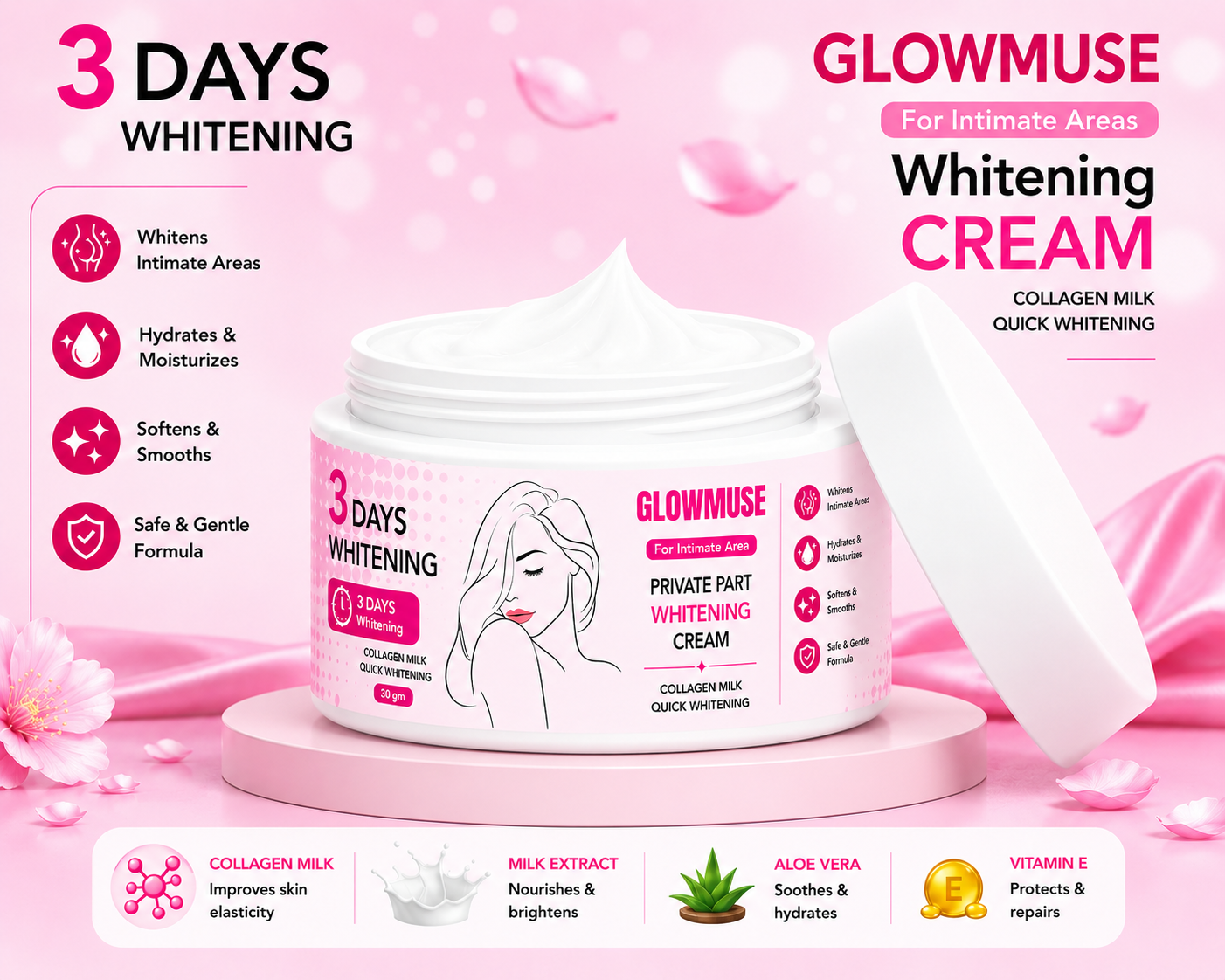 Private Part Whitening Cream
