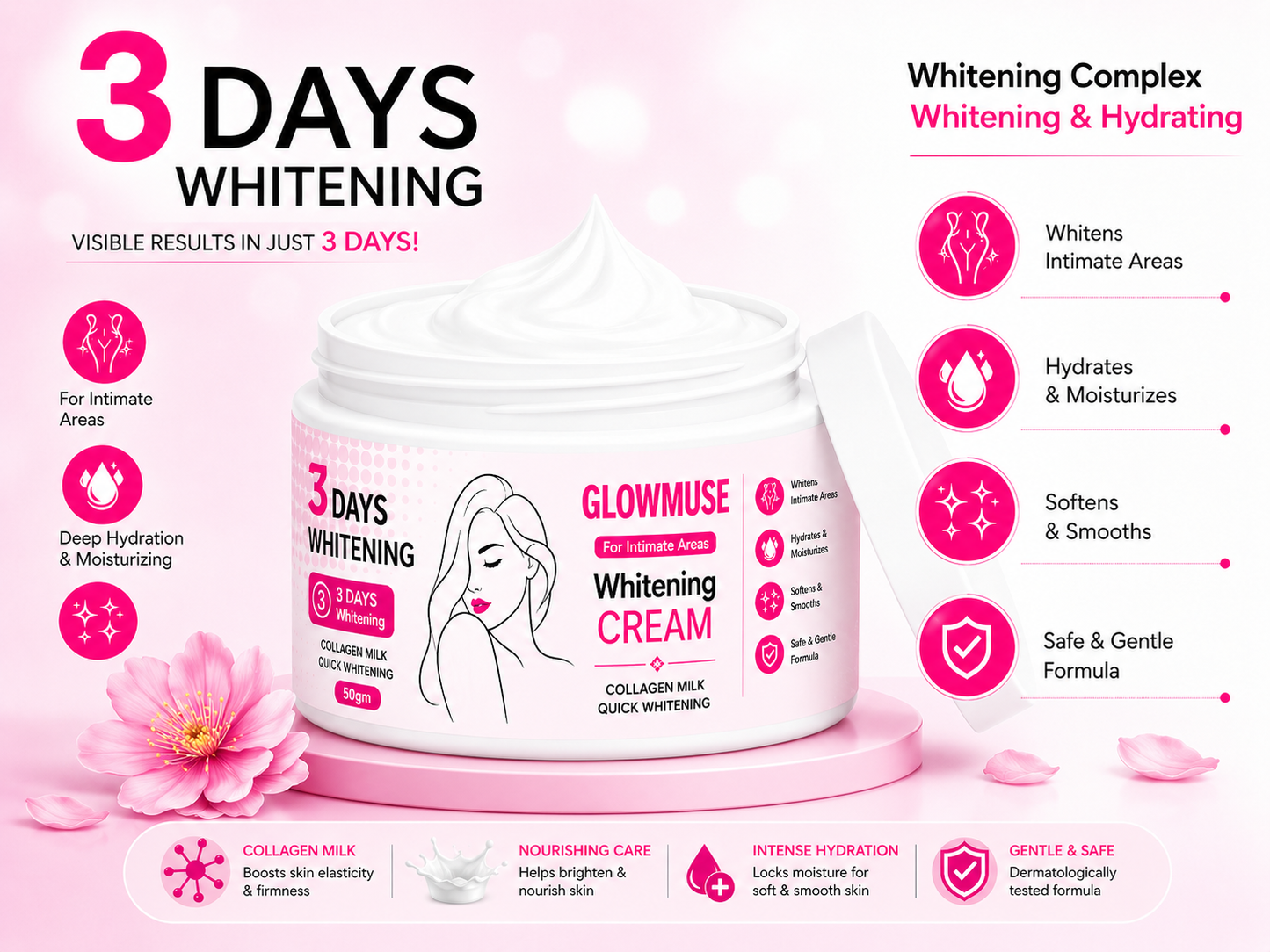 Private Part Whitening Cream