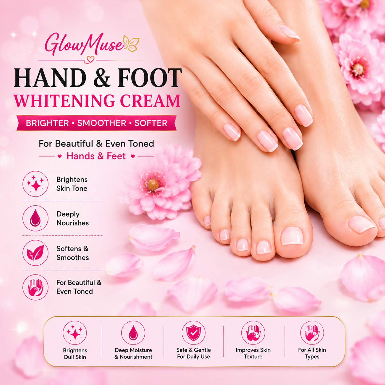 Hand & Foot Whitening Cream